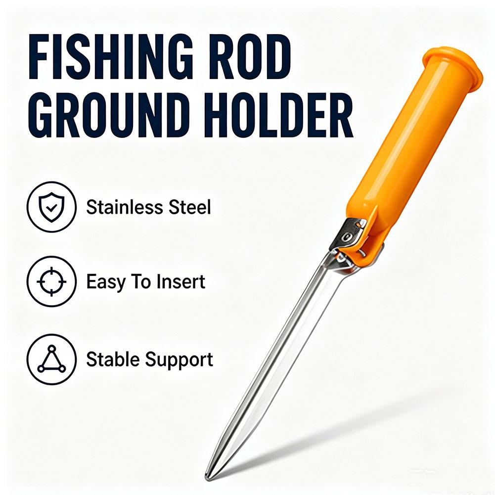 Fishing Rod Surf - Multifunctionele opvouwbare surfvisstokhouder met opbergdeksel -