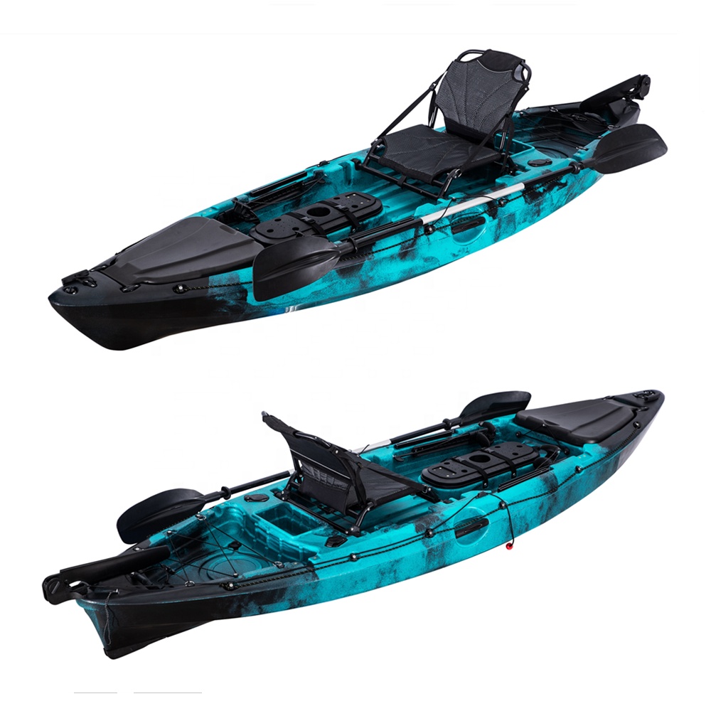 Fishing Rod Boat - Eersteklas enkele viskajak Plastic bootvissen 1-zits