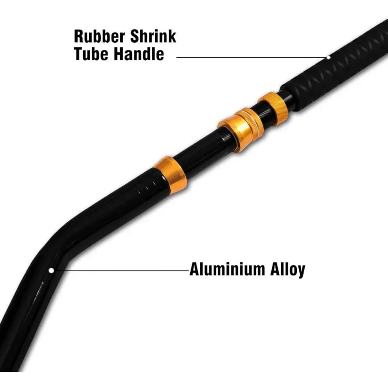 2-delige zoutwaterhengel voor  - Fishing Rod Boat recensie en prijs