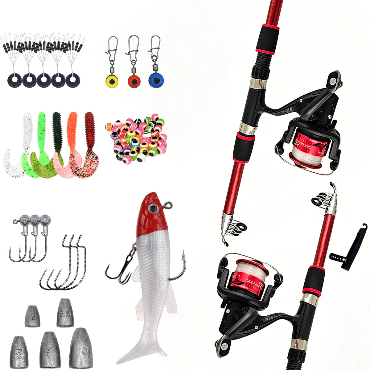 Spinninghengel en molen combo  - Fishing Rod Combo recensie en prijs
