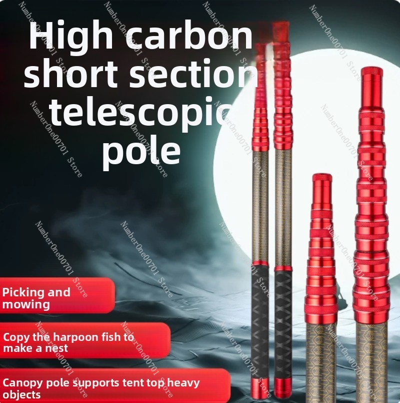Korte, ultralichte, harde, hoo - Fishing Rod Telescopic recensie en prijs