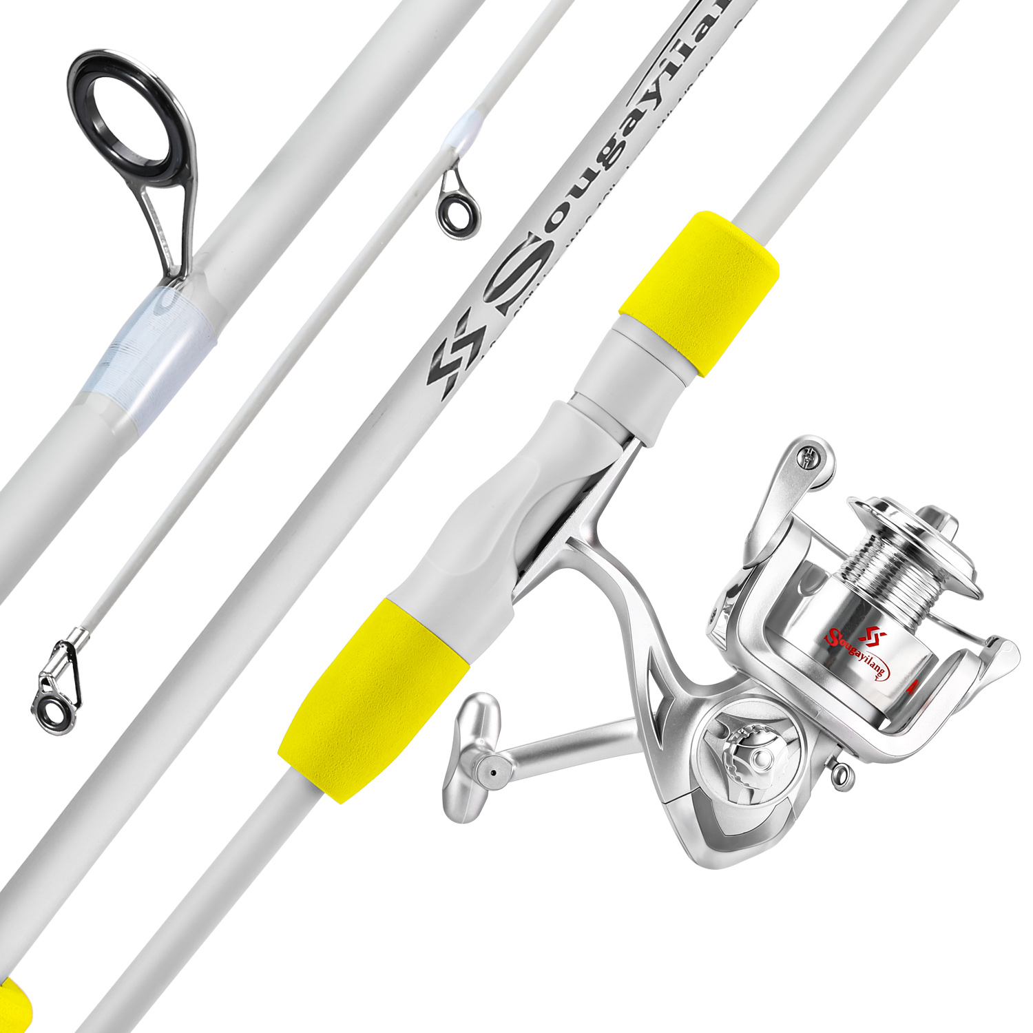 Sougayilang 2 sectie Spinning  - Fishing Rod Combo recensie en prijs