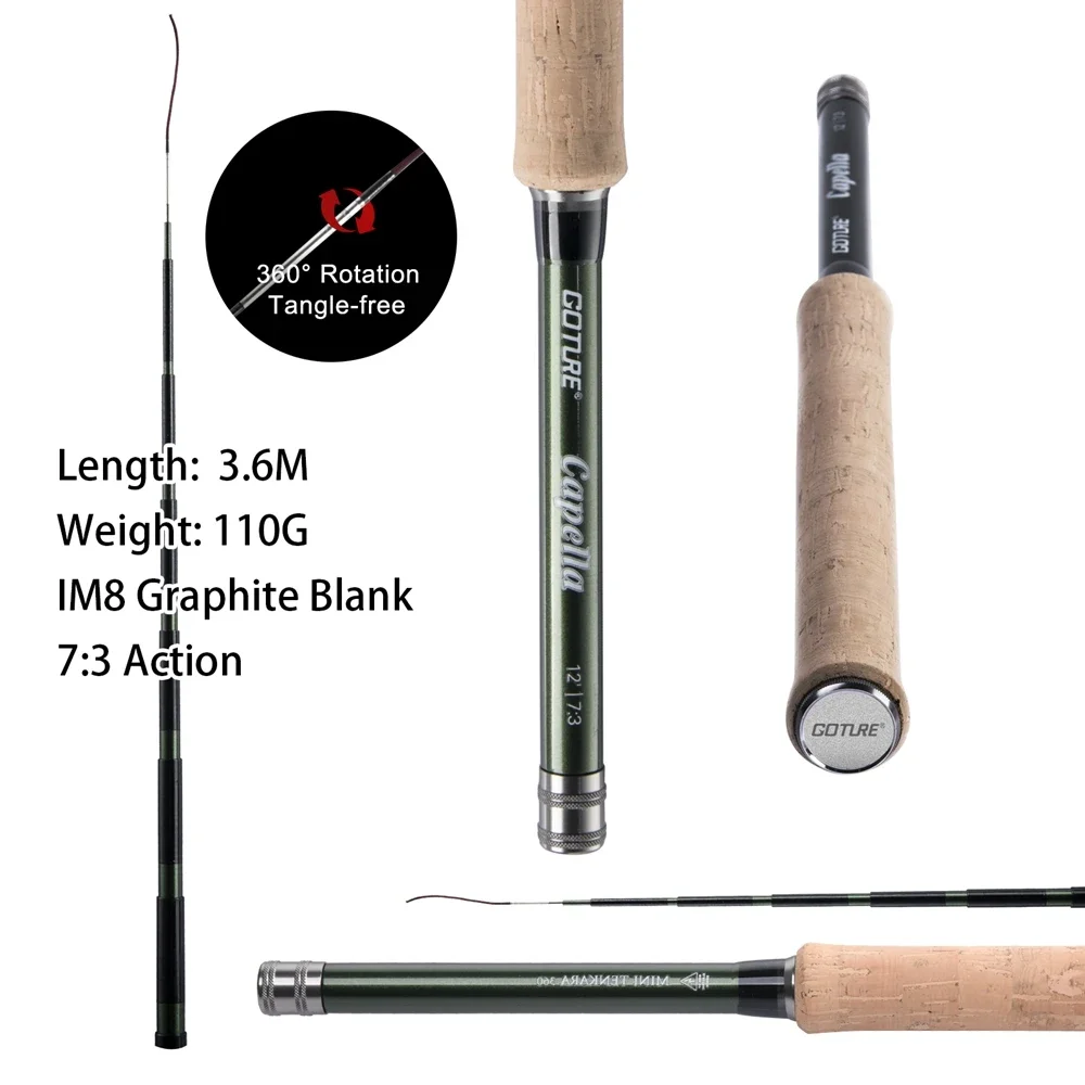 Goture 12FT Klassieke Tenkara  - Fishing Rod Combo recensie en prijs